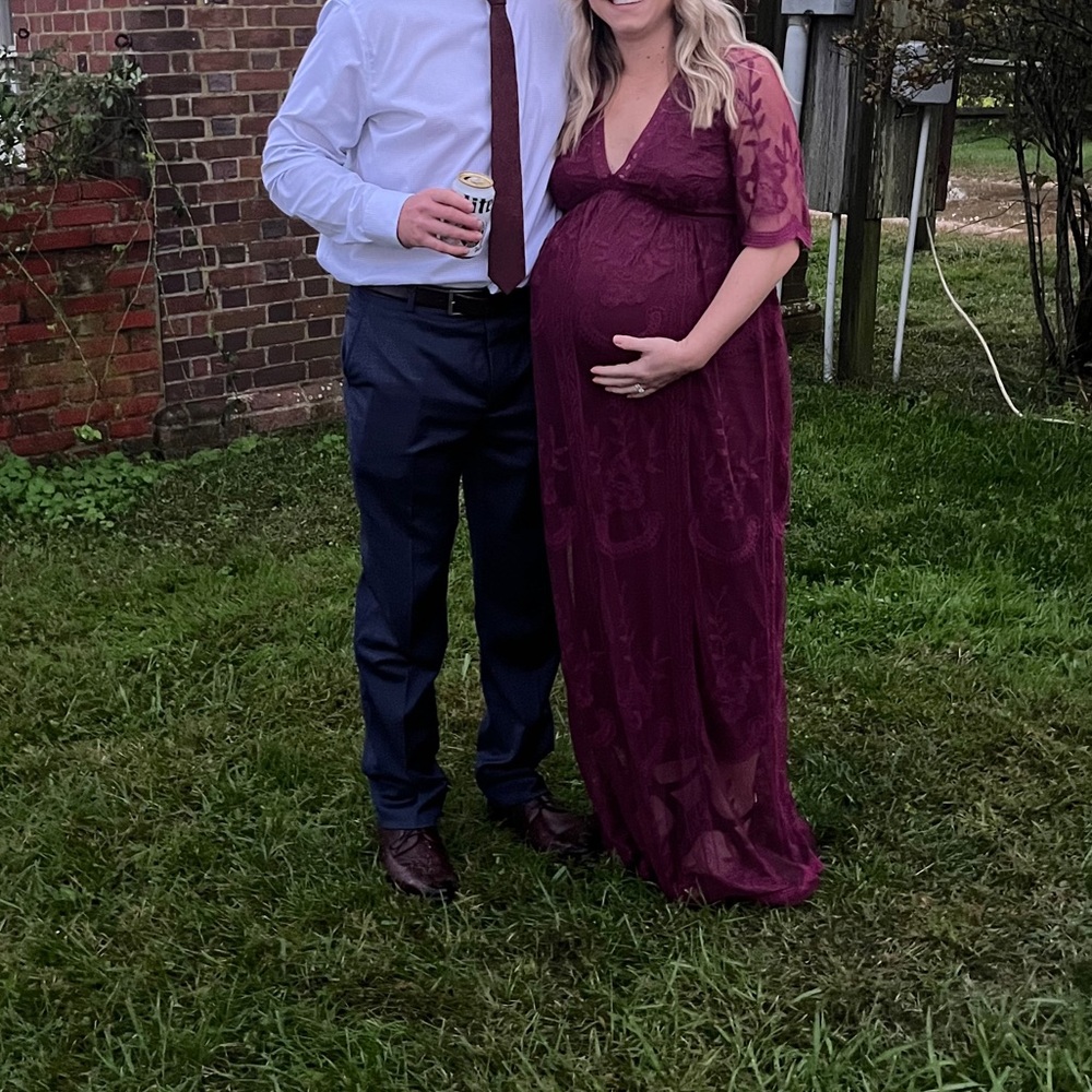 Pink blush Maternity dress